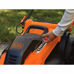 Black & Decker LM2000-QS tagliaerba Tagliaerba a spinta AC Nero, Arancione - Vista aggiuntiva 6