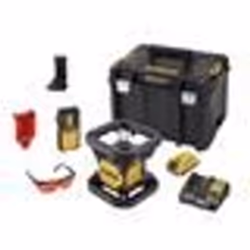 DeWALT dce074d1r de QW Niveau laser rotatif 18 V avec étui et accessoires