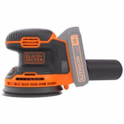 Black & Decker BDCROS18N-XJ levigatrice portatile Levigatrice orbitale 12000 Giri/min Nero, Arancione - Vista aggiuntiva 4