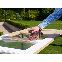 Black & Decker BDCROS18N-XJ levigatrice portatile Levigatrice orbitale 12000 Giri/min Nero, Arancione - Vista aggiuntiva 5