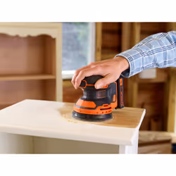 Black & Decker BDCROS18N-XJ levigatrice portatile Levigatrice orbitale 12000 Giri/min Nero, Arancione - Vista aggiuntiva 6