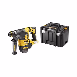 DeWALT DCH323NT-XJ, Nero, Giallo, 2,8 cm, 4390 Giri/min, 2,8 J, 1,3 cm, 3 cm