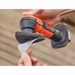 Black & Decker BDCDS12N-XJ levigatrice portatile Levigatrice a delta 11000 Giri/min Nero, Arancione - Vista aggiuntiva 8