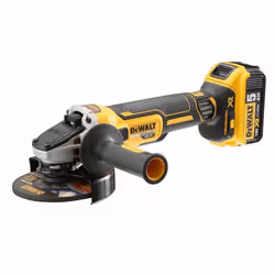 DeWALT DCG405P2-QW Meuleuse d'angle dcg405p2 18 V 5 Ah bürstenlos – Batteries Incluses, Chargeur, Accessoires et T STAK Box I ...