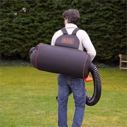 Black & Decker GWBP1 Sacchetto per raccolta da zaino Nero, Arancione 72 L - Vista aggiuntiva 2