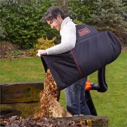 Black & Decker GWBP1 Sacchetto per raccolta da zaino Nero, Arancione 72 L - Vista aggiuntiva 3