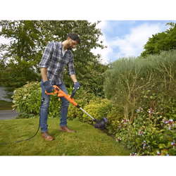 Black & Decker BESTE625-QS decespugliatore e tagliabordi 25 cm 450 W AC Nero, Arancione - Vista aggiuntiva 4