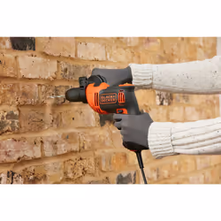 Black & Decker BEH710-QS trapano 2800 Giri/min Nero, Arancione - Vista aggiuntiva 4