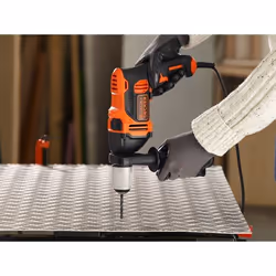Black & Decker BEH850-QS trapano 3100 Giri/min Senza chiave Nero, Arancione - Vista aggiuntiva 5