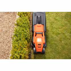 Black & Decker BEMW451BH-QS tagliaerba Tagliaerba a spinta AC Nero, Arancione - Vista aggiuntiva 7