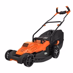 Black & Decker BEMW481BH tagliaerba Tagliaerba a spinta AC Nero, Arancione - Vista aggiuntiva 5