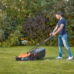 Black & Decker BEMW481ES Tagliaerba a spinta AC Arancione - Vista aggiuntiva 7