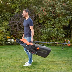 Black & Decker BEMW481ES Tagliaerba a spinta AC Arancione - Vista aggiuntiva 8
