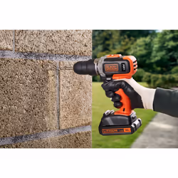 Black & Decker BCD003C2K-QW trapano 1400 Giri/min Senza chiave Nero, Rosso - Vista aggiuntiva 8