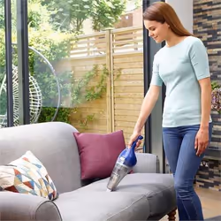 Black & Decker NVC115WA aspirapolvere senza filo Blu, Grigio Senza sacchetto - Vista aggiuntiva 6