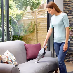 Black & Decker NVC215W aspirapolvere senza filo Blu, Grigio Senza sacchetto - Vista aggiuntiva 6