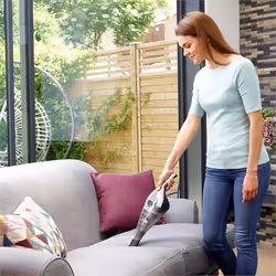 Black & Decker NVC220WC-QW aspirapolvere senza filo Cromo, Titanio, Trasparente Senza sacchetto - Vista aggiuntiva 6