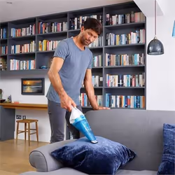 Black & Decker WDC115WA aspirapolvere senza filo Blu, Bianco Senza sacchetto - Vista aggiuntiva 6