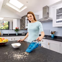 Black & Decker WDC215WA-GB aspirapolvere senza filo Blu, Titanio Senza sacchetto - Vista aggiuntiva 3