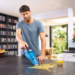 Black & Decker WDC215WA-GB aspirapolvere senza filo Blu, Titanio Senza sacchetto - Vista aggiuntiva 5