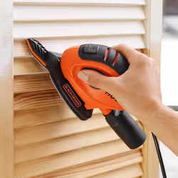 Black & Decker BEW230 Levigatrice per dettagli 11000 Giri/min Nero, Arancione 55 W - Vista aggiuntiva 6