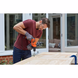 Black & Decker BEH200-QS trapano 2900 Giri/min Nero, Arancione - Vista aggiuntiva 4