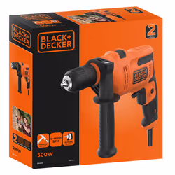 Black & Decker BEH200-QS trapano 2900 Giri/min Nero, Arancione - Vista aggiuntiva 8