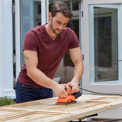 Black & Decker BEW220 Levigatrice orbitale 14000 Giri/min Nero, Arancione - Vista aggiuntiva 5