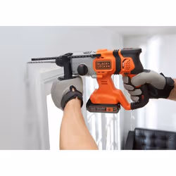 Black & Decker BCD900B-XJ trapano 1880 Giri/min SDS-plus Nero, Arancione - Vista aggiuntiva 6