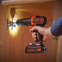 Black & Decker BDCHD18S1KA 1400 Giri/min Nero, Arancione - Vista aggiuntiva 4