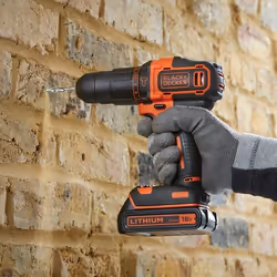 Black & Decker BDCHD18S1KA 1400 Giri/min Nero, Arancione - Vista aggiuntiva 5