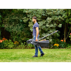 Black & Decker BEMW351-QS tagliaerba Tagliaerba a spinta Nero, Arancione - Vista aggiuntiva 6