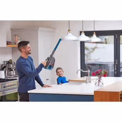 Black & Decker BHHV520BF-QW aspirapolvere senza filo Blu, Argento, Titanio Senza sacchetto - Vista aggiuntiva 6