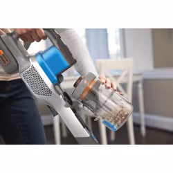 Black & Decker BHFEV362D scopa elettrica Aspirapolvere a bastone Batteria Secco Senza sacchetto 0,75 L Blu, Titanio 2 Ah - Vista aggiuntiva 7