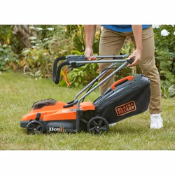 Black & Decker BCMW3336N Tagliaerba a spinta Batteria Nero, Arancione - Vista aggiuntiva 8