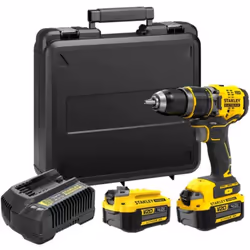 Trapano avvitatore a batteria a percussione (60Nm/18V/2x4.0Ah), valigetta Include 2 batterie da 18 V 4,0 Ah, caricabatterie e ...