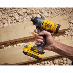 Stanley FATMAX SFMCF800C2K-QW cacciavite elettrico e avvitatore a impulso 2800 Giri/min Nero, Giallo - Vista aggiuntiva 4