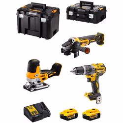 DeWALT Kit DCK329P2T Trapano a Percussione DeWALT DCD796 - Motore con tecnologia brushless per un'eccellente efficienza - Il ...