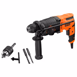 Black & Decker BEHS01-QS trapano 1600 Giri/min SDS-plus 2,6 kg Nero, Arancione - Vista aggiuntiva 4