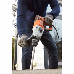 Black & Decker BEHS02K-QS trapano 1200 Giri/min SDS-plus Grigio, Arancione - Vista aggiuntiva 6