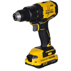 Stanley - fatmax SFMCD710D2K-QW - V20 li-ion 18V Fresa per avvitare senza filo con 2 batterie 2Ah, caricabatterie e busta briefcase