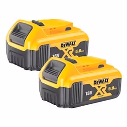 DeWALT DCB184P2-XJ, Batteria, Ioni di Litio, 5 Ah, 18 V, DeWalt, Nero, Giallo