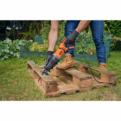Black & Decker BES301-QS sega alternativa 2800 spm (fogli per minuto) 750 W Nero, Arancione - Vista aggiuntiva 5