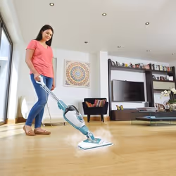 Black & Decker BHSM1610DSM Pulitore a vapore portatile 0,5 L 1600 W Colore acqua, Bianco - Vista aggiuntiva 7