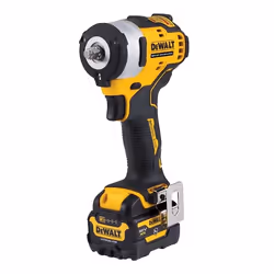 DeWALT DCF903P1G-QW, Cacciavite a percussione, Impugnatura a pistola, 3/8", Nero, Giallo, 2850 Giri/min, 340 Nm