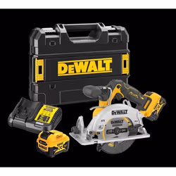 DeWALT DCS512P2-QW sega circolare portatile 14 cm Nero, Giallo 3600 Giri/min - Vista aggiuntiva 5