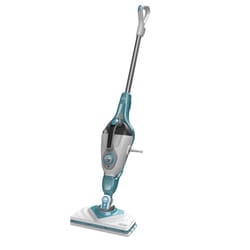 Black & Decker Steam-Mop Scopa a vapore 0,5 L 1600 W Blu, Bianco