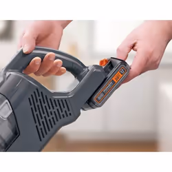 Black & Decker BHFEA18D1 scopa elettrica Aspirapolvere a bastone 2 in 1 Batteria Secco Senza sacchetto Grigio 2 Ah