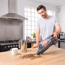 Black & Decker BHFEA18D1 scopa elettrica Aspirapolvere a bastone 2 in 1 Batteria Secco Senza sacchetto Grigio 2 Ah