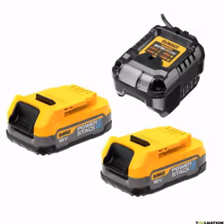 Dettagli : Kit di avviamento per tutti gli utensili della gamma DEWALT XR.Questo kit comprende 2 batterie 18V XR POWERSTACK e ...